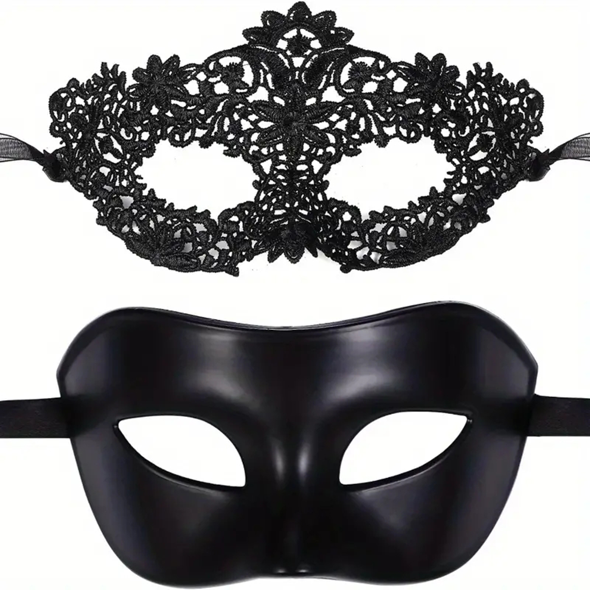 Black Face Mask Pack - 2 Pezzi Nuove Maschere Sexy in