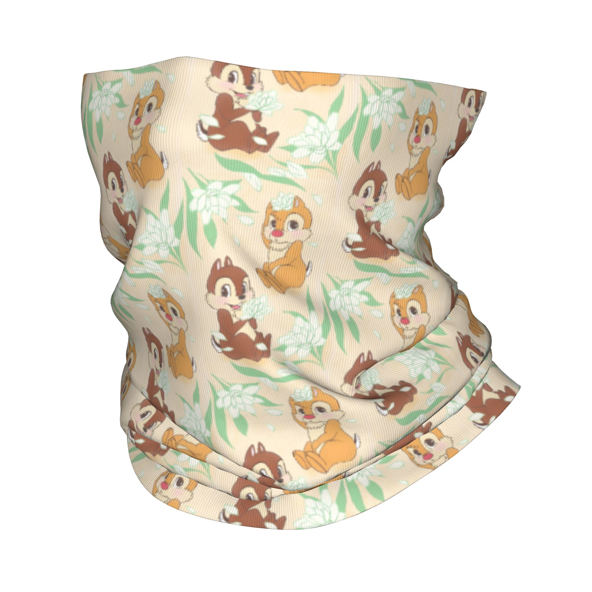 Neck Gaiter Face Cover - Scaldacollo Bandana Personalizzato C-Chip e D-Dale