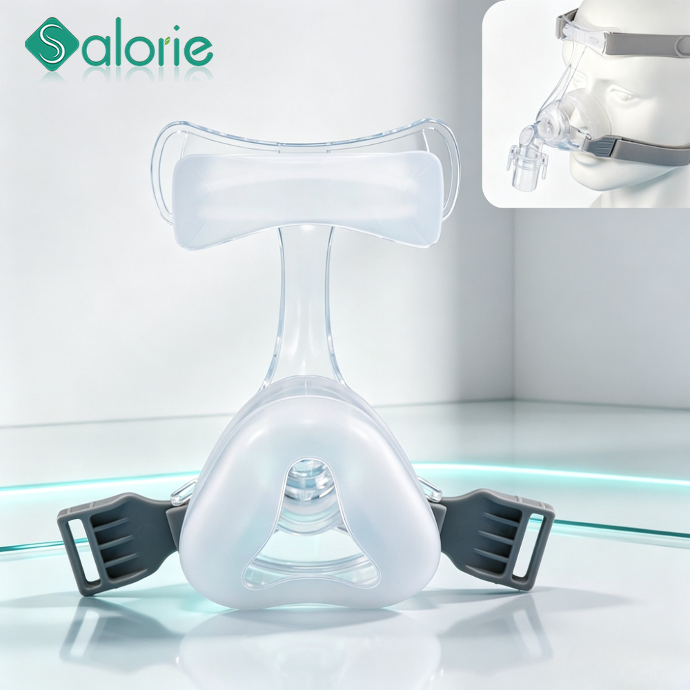 Silicone Mask Bracket - Maschera Nasale CPAP Comfort con Cuscinetto