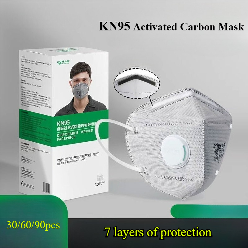 Maschera Antipolvere KN95 con  - Kn95 Respirator Mask recensione e prezzo