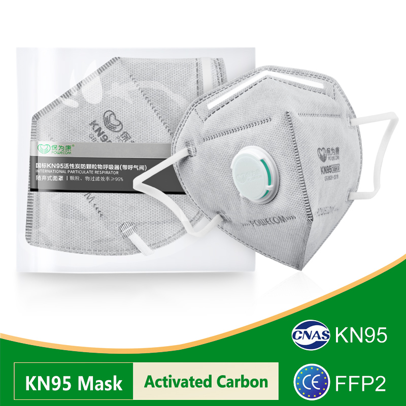Maschere POWECOM KN95 con Carb - Kn95 Respirator Mask recensione e prezzo