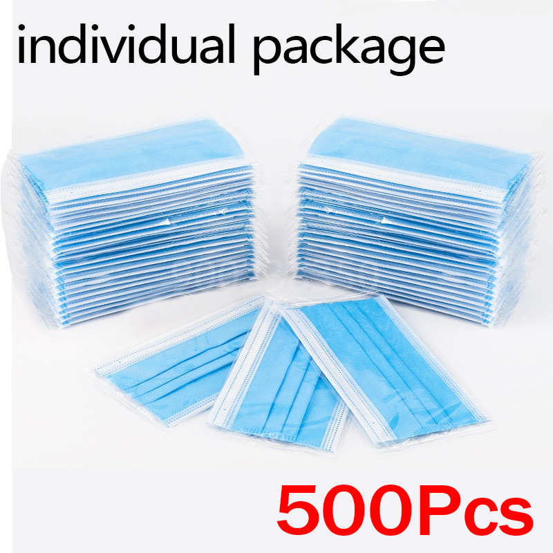 10-500 pezzi Maschere monouso  - Disposable Mask Blue recensione e prezzo